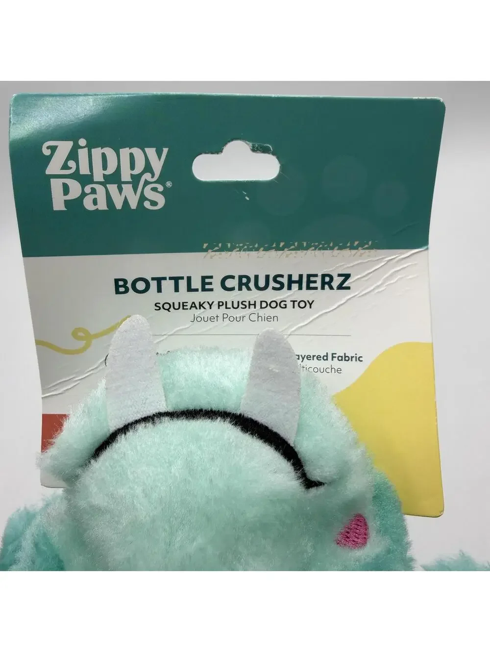 ZippyPaws Crusherz Replaceable Plastic Squeaker Bottle Dog Toy Walrus Zippy Paws